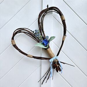 Twig Heart Wreath